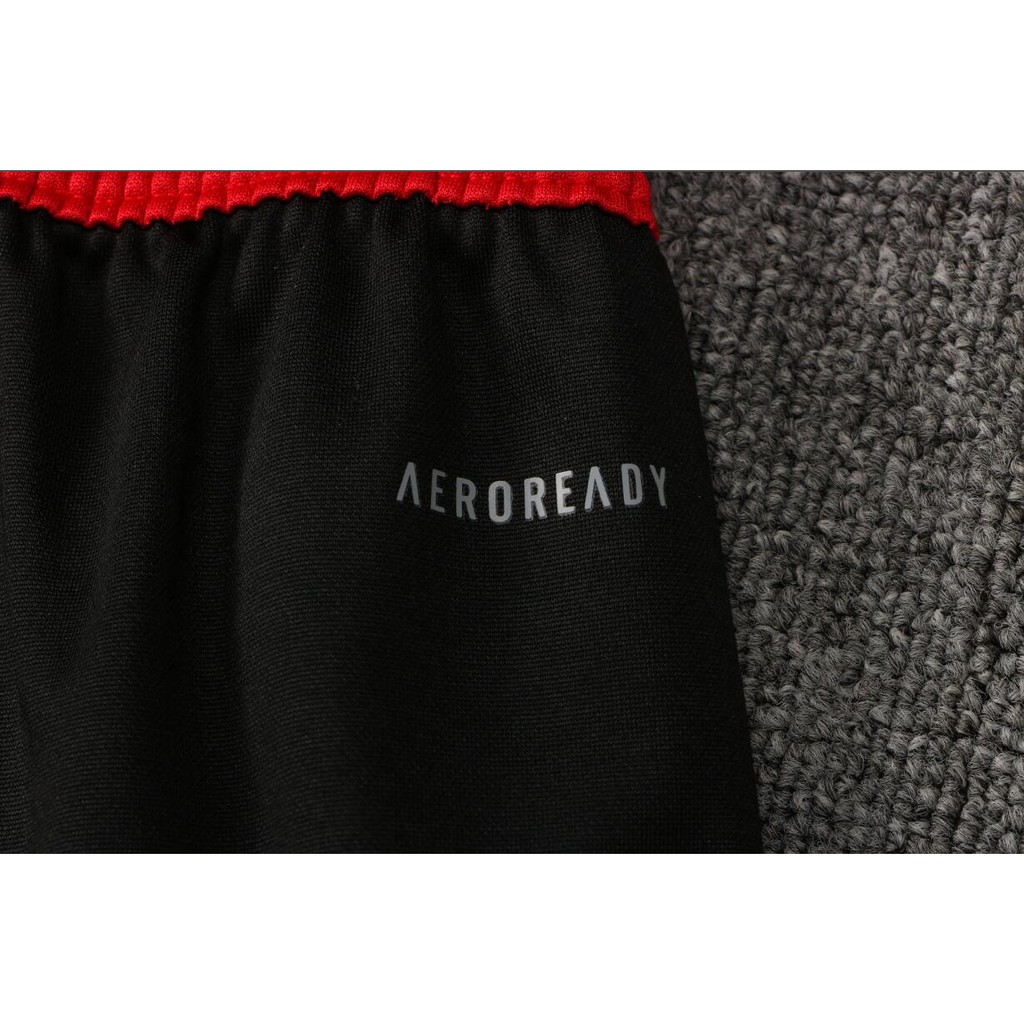 Set Đồ Thể Thao Màu Đen Gồm Áo Khoác Tay Dài Và Quần Dài Có Khóa Kéo Phong Cách Manchester United 2021 / 22