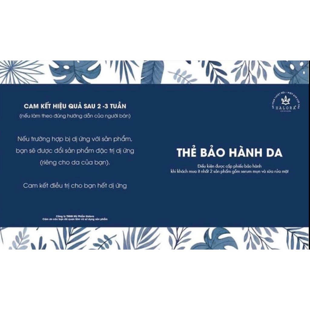 Serum Mụn Haloro Giúp Ngăn Ngửa Các loại Mụn, Dị Ứng Da, Thâm Sạm Nám [ CHÍNH HÃNG] Liệu Trình Chăm Sóc Da Mụn Tại Spa | BigBuy360 - bigbuy360.vn