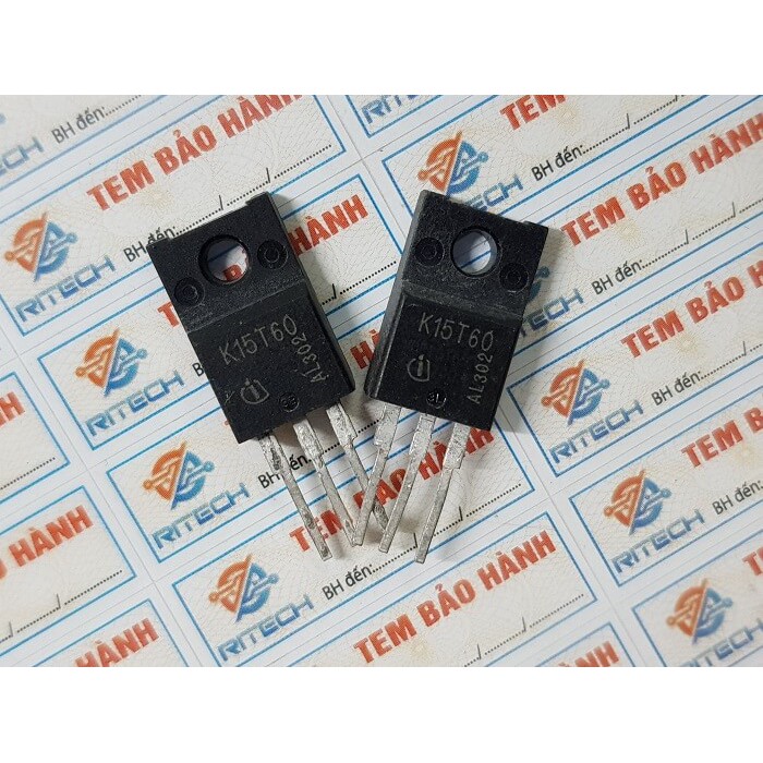 [Combo 3 chiếc] K15T60, IKA15N60T IGBT 15A/600V TO-220 TM