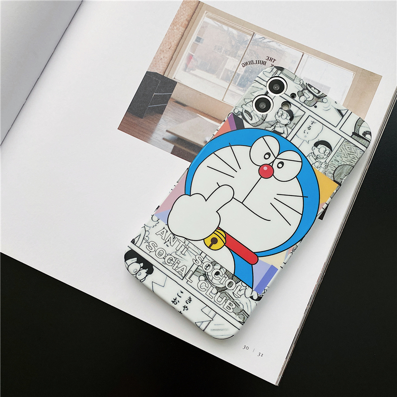 Ốp Lưng In Hình Doraemon Đáng Yêu Cho Iphone 12 Pro Max / I7 / I8 Plus / X / Xs / Xr / Xs Max / 11 / 11 Pro / 11 Pro Max / Se2