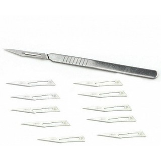 Combo cán dao mổ số 3 4 và 20 50 lưỡi dao mổ lưỡi dao phẫu thuật số 11 ...