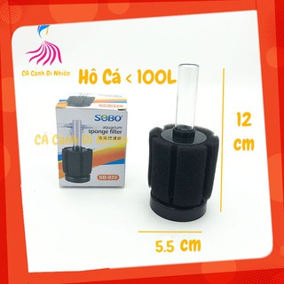 Lọc sủi vi sinh mini sobo sb 933 sb-933 xy-2835 cho hồ cá cảnh loc vi sinh