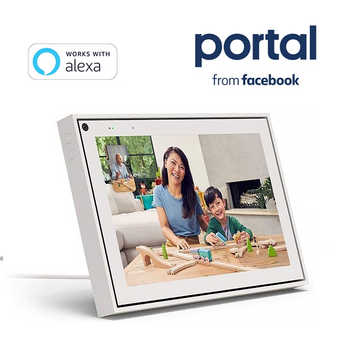 Facebook Portal 10' Thiết bị gọi điện trực tuyến thông minh từ Facebook