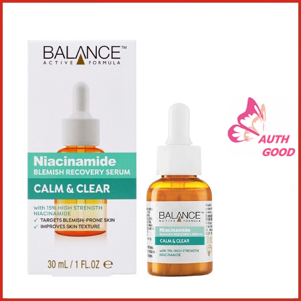 Serum ❤️FREESHIP❤️ Tinh Chất Balance Active Formula Niacinamide Blemish Recovery Serum 30ml