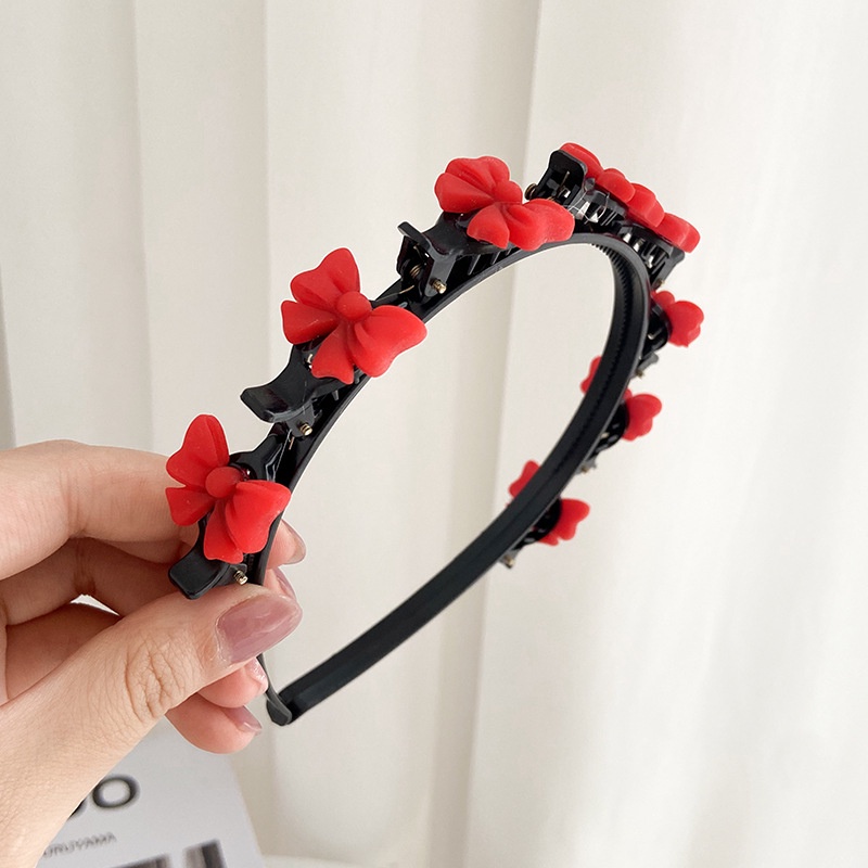 Kẹp Tóc Dây Bện Phong Cách Hàn Quốc Dễ Thương Cho Bé Gái