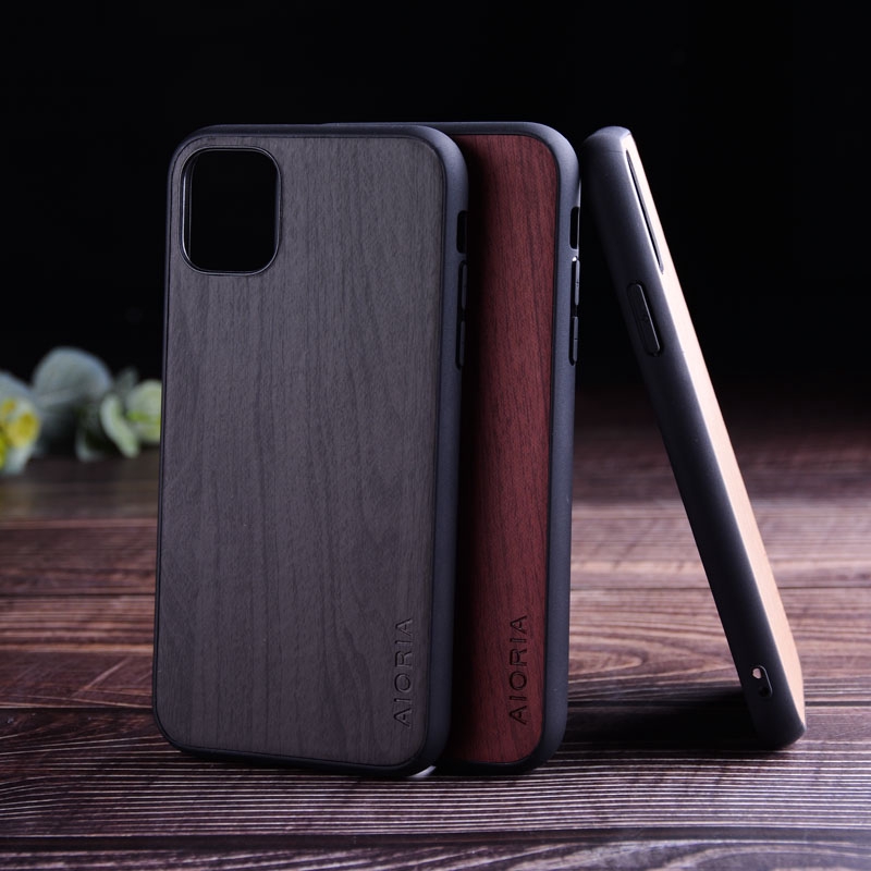 Ốp Lưng Chất Liệu TPU + PC Phối Da Cho iphone 11 pro max