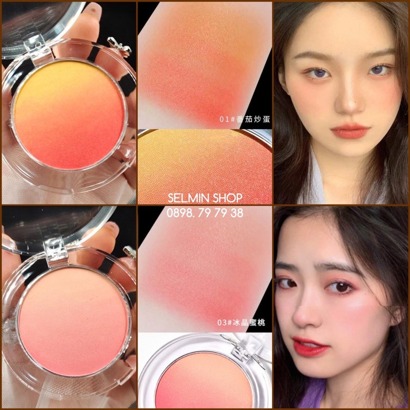 Phấn Má Hồng Perfect Diary Blush Phong Cách Hàn Quốc - Má Hồng Loang Nội Địa Trung