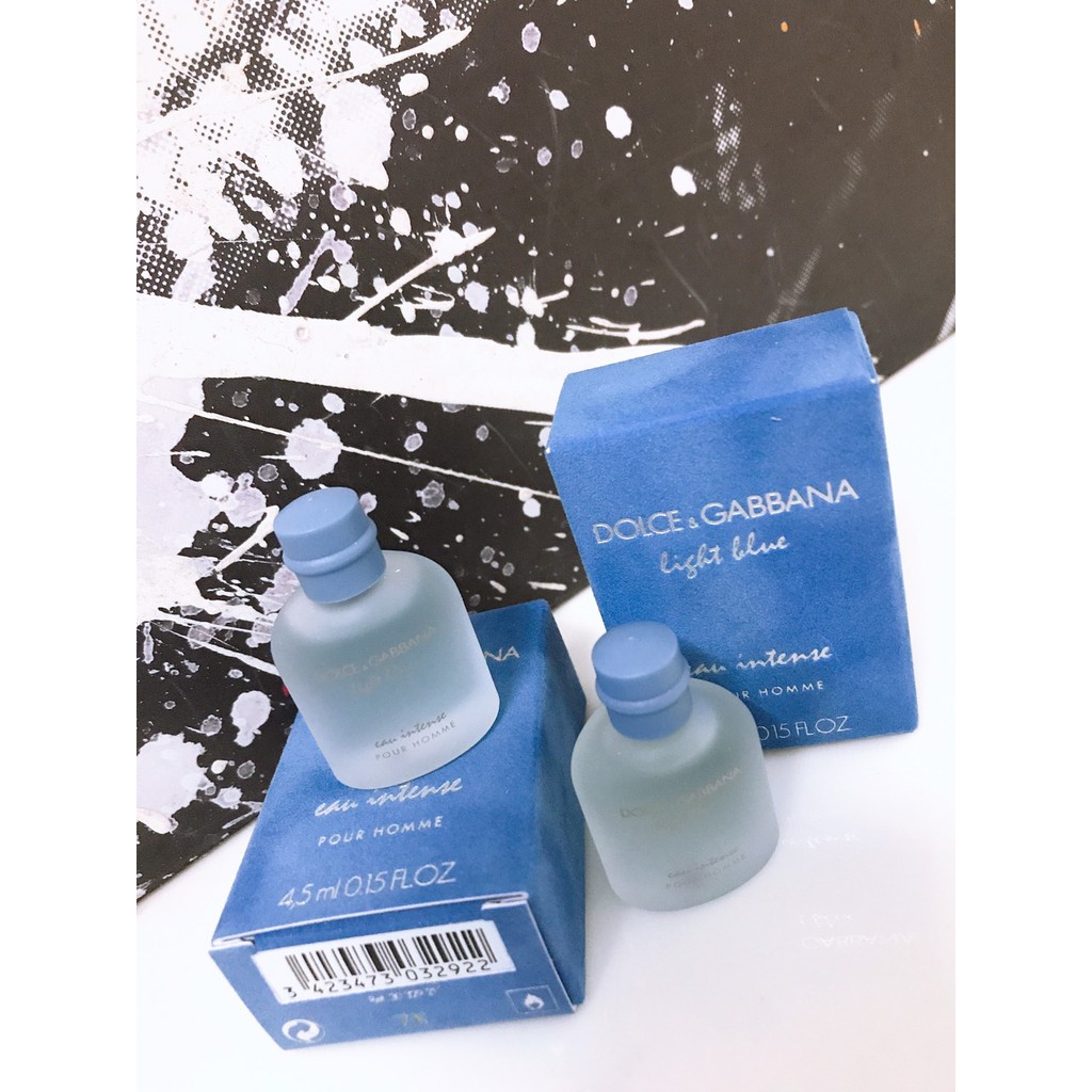 FREESHIP - Nuớc hoa nam DOLCE&GABBANA Light Blue Pour Homme EDT 4.5ml | BigBuy360 - bigbuy360.vn