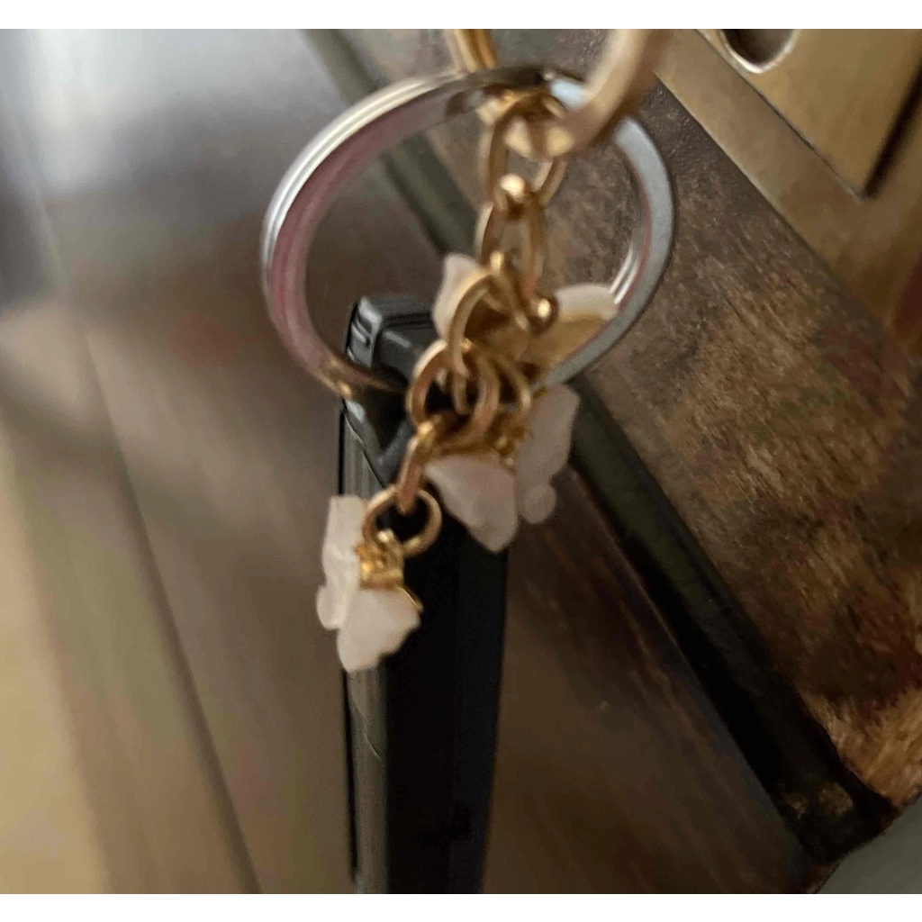 Bướm Charm Keychain Phụ kiện được cá nhân hóa