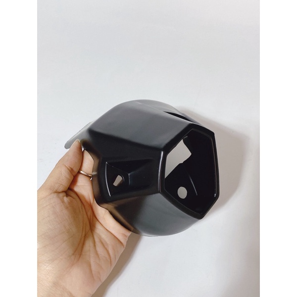 Chụp đít pô, chụp bô xe Winner V1 đen nhám không tem, màu bạc