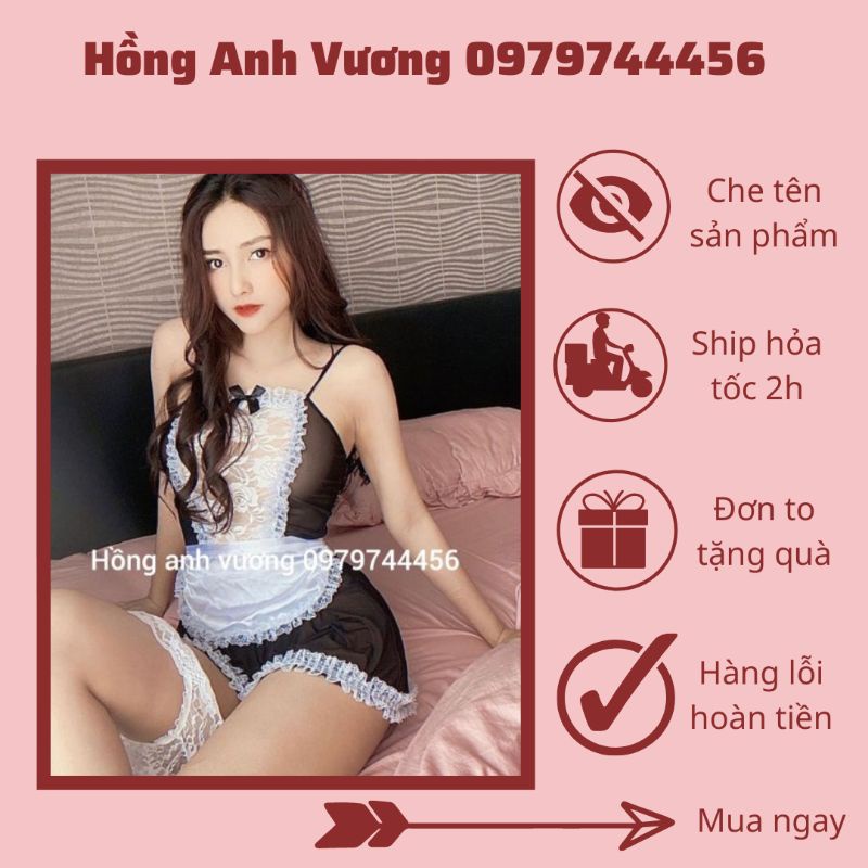 C04 cosplay hầu gái maid sexy gợi cảm