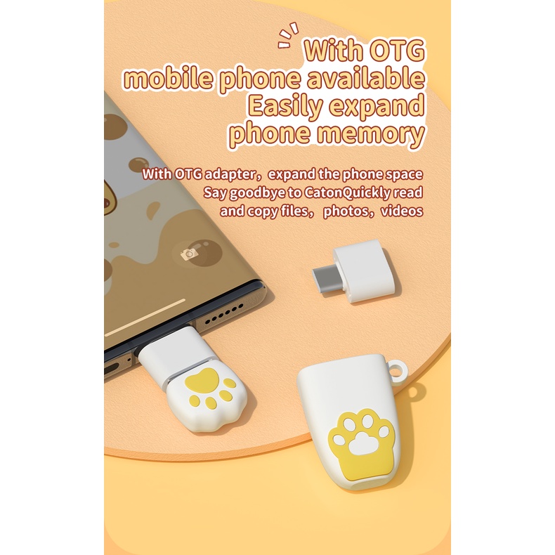 Usb 2.0 2.0 4GB 8GB 16GB 32GB 64GB 128GB Thiết Kế Hoạt Hình Dễ Thương