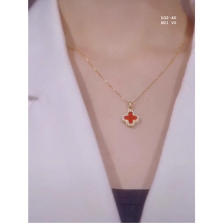 Mặt dây chuyền 4 lá vàng