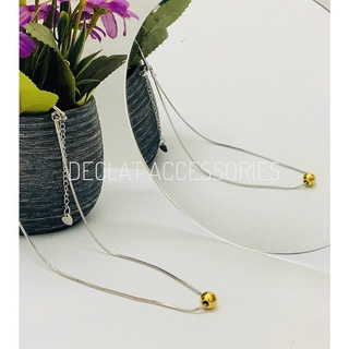 Dây chuyền nữ titan hạt tròn basic/ Vòng cổ phong cách đơn giản/ Dây chuyền Declat