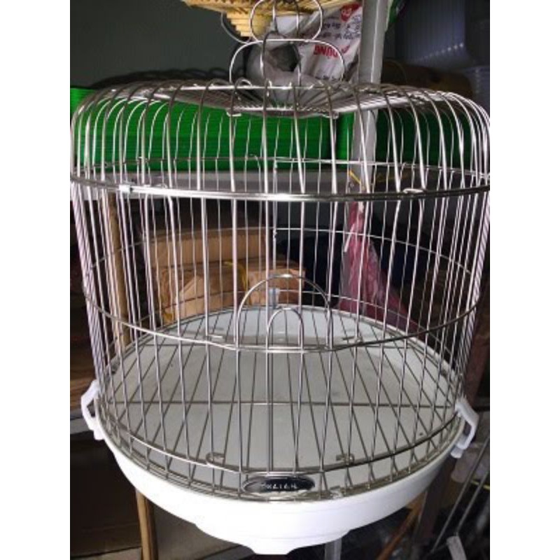 Lồng Cu Gáy INox siêu bền giá rẻ 35x38cm - lồng chim cu gáy