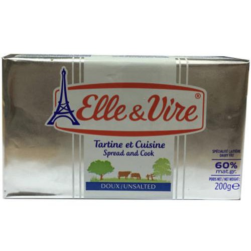 Bơ nhạt Pháp hiệu Elle & Vire – gói 200gr