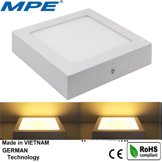 Đèn led nổi MPE ánh sáng vàng BẢO HÀNH 2 NĂM ĐỔI MỚI