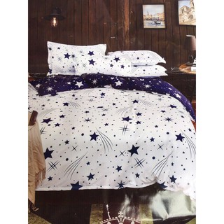 Bộ vỏ chăn ga gối poly cotton nhập ngôi sao