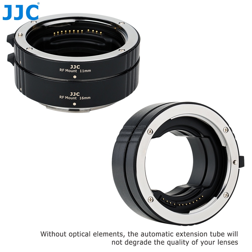 JJC Canon RF Bộ Ống Mở Rộng Tự Động Gắn Vào Ngàm Giá Gắn Bộ Chuyển Đổi Ống Kính Chụp Ảnh Macro Cho Ống Kính Ngàm Canon Rf Và Máy Ảnh Canon EOS R10 R7 R6 Mark II R5 R3 RP Ra