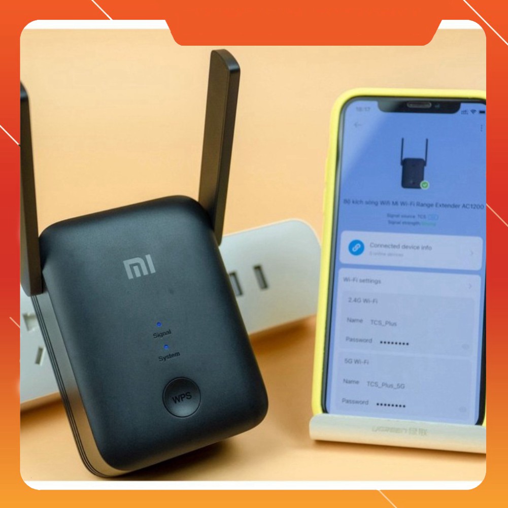 Kích sóng wifi Xiaomi AC1200 Mi wifi range extender Bộ kích wifi Xiaomi Quốc tế | BigBuy360 - bigbuy360.vn