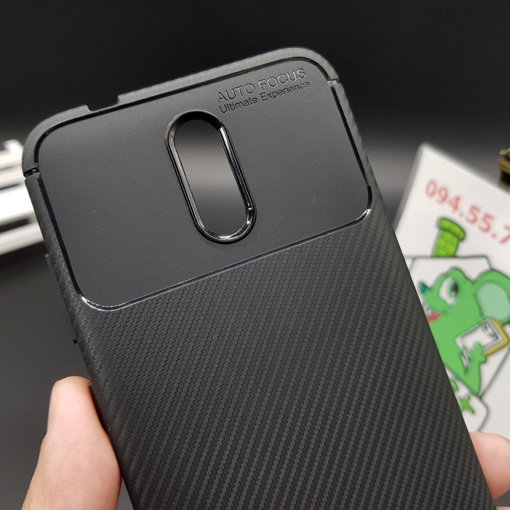 [Ảnh Thật] Ốp Lưng Nokia 2.3 AutoFocus Vân 3D Carbon Chống Sốc