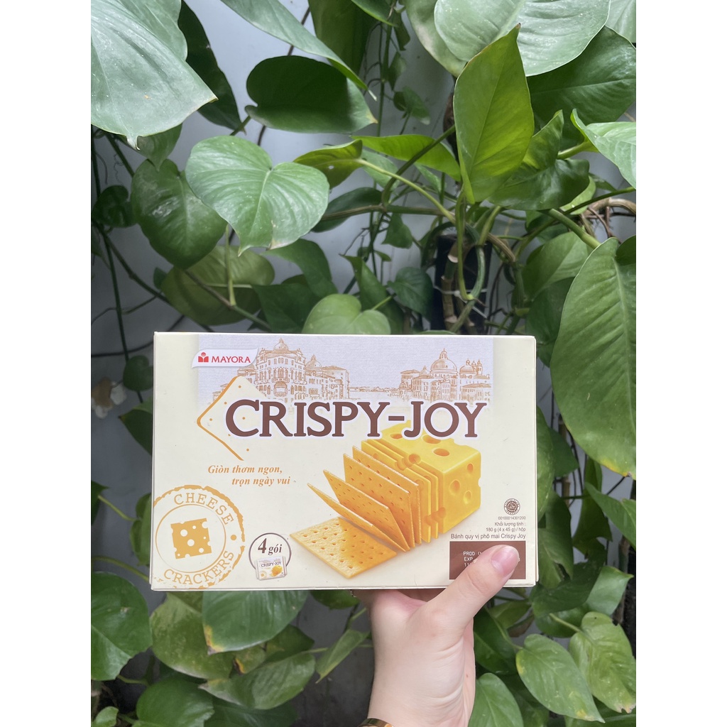 Bánh Quy Vị Phô Mai Crispy Joy (Hộp 180g)