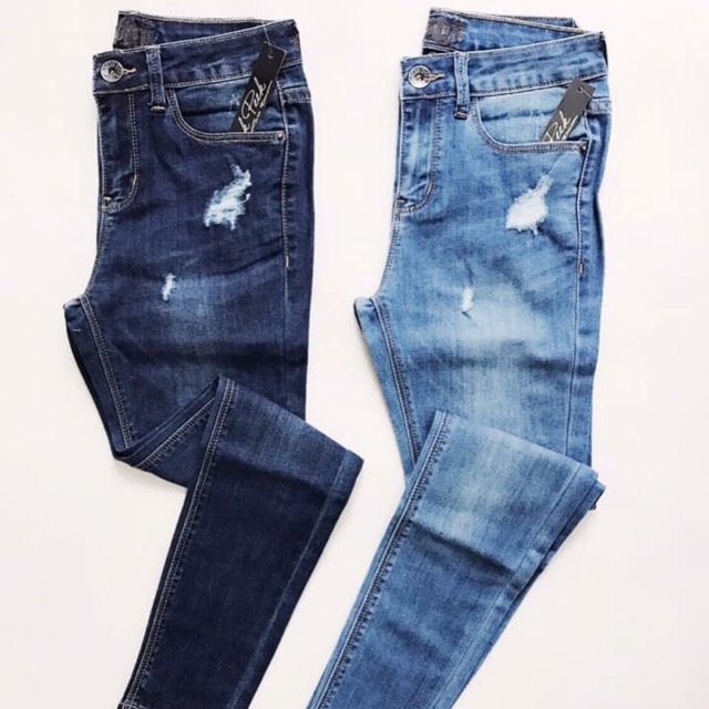Quần bò VNXK xước nhẹ