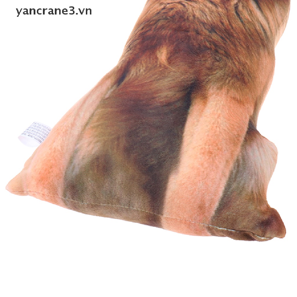 Vỏ Gối sofa Vải cotton In Hoạt Hình 3D Dễ Thương
