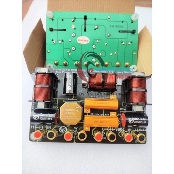 02 MẠCH PHÂN TẦN FULL ĐÔI SH-860L - 2 BASS + 1 TRÉP - BẢO VỆ TRÉP 750 - PHÂN TẦN CHỐNG CHÁY TREBLE