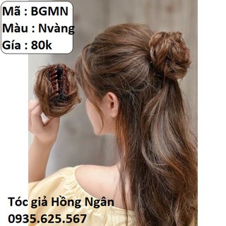 .Tóc giả búi gấp mini nữa đầu siêu xinh