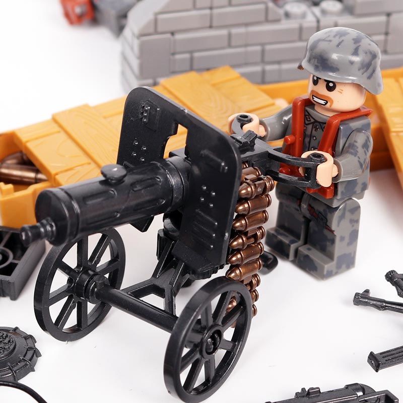 Đồ chơi trẻ em Lego Quân Đội Đức Blitzkrieg SWAT Minifigures Cho Trẻ Mẫu Giáo 4 +