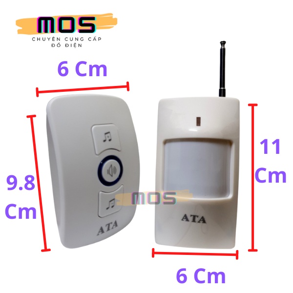 Chuông Báo Khách ATA AT-338 [Bh 1 đổi 1] Mos Shop