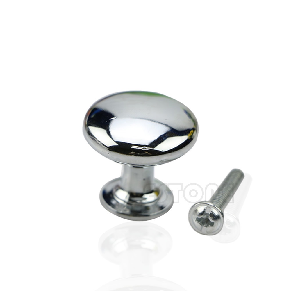 Tay Nắm Cửa Tròn Bằng Hợp Kim Màu Sắc Bạc Phong Cách Vintage