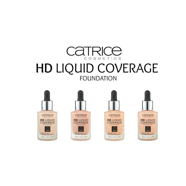 Kem nền CATRICE HD LIQUID COVERAGE FOUNDATION | BigBuy360 - bigbuy360.vn