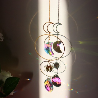 Elegant Aurora Crystal Hanging Wind Chime