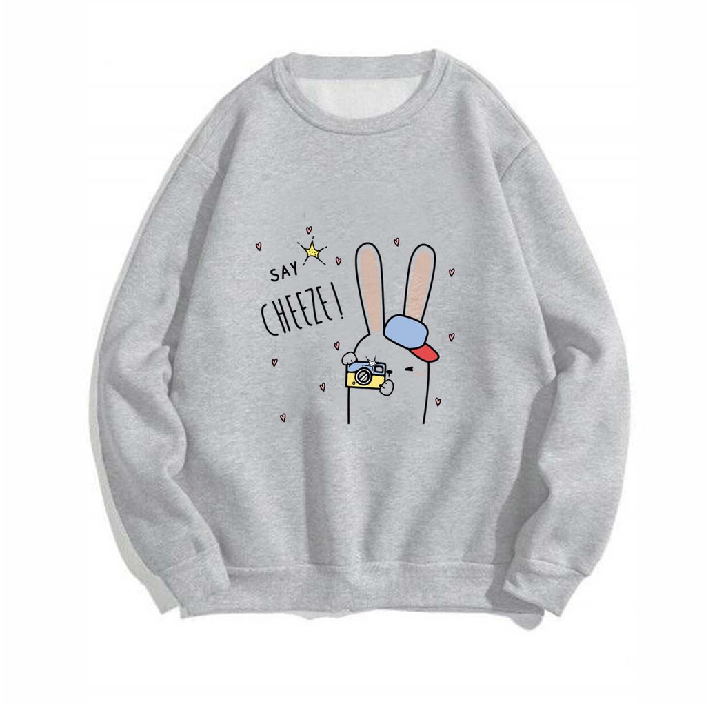 [FREESHIP_50K] Áo Sweater nam nữ in hình Say Cheeze dễ thương William - DS97, kiểu hoodie chui đầu thích hợp làm áo cặp