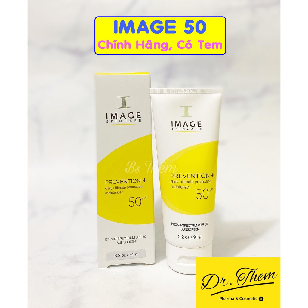 ✅[CHÍNH HÃNG] Kem Chống Nắng IMAGE SPF 50 Cho Da Hỗn Hợp-Prevention Daily Ultimate Protection Moisturizer SPF50 91g 170g