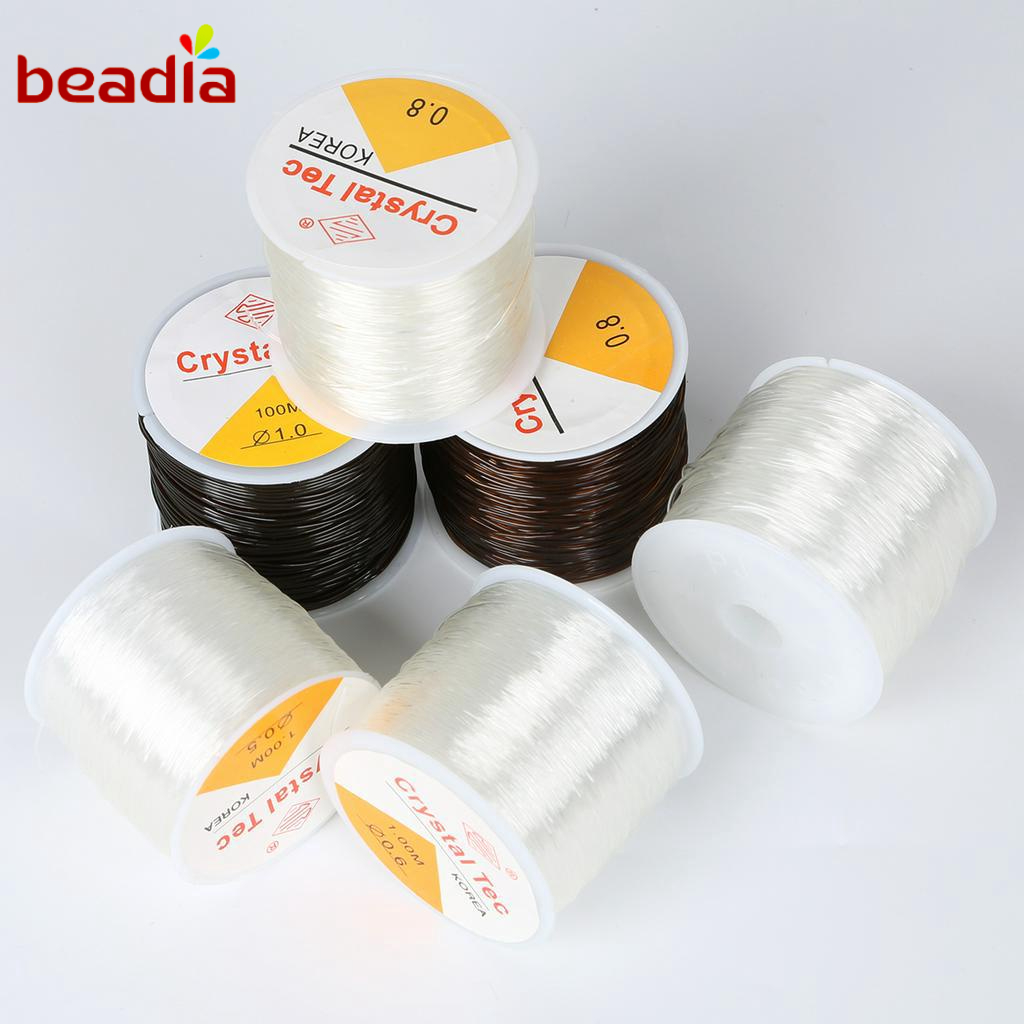 Beadia Cuộn Dây Co Giãn Xỏ Hạt Làm Trang Sức Thời Trang Diy