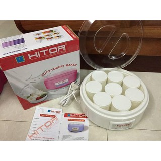 Máy làm sữa chua 8 cốc nhựa Hitop