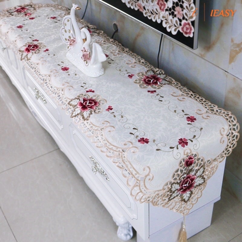 [CAO CẤP] Khăn trải bàn RUNNER VINTAGE 40x250cm nhà hàng, đám cưới, quán cafe, trải đàn piano- HÀNG ĐẸP