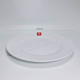 Đĩa Tròn Phíp Trắng 17.5cm PV060-7