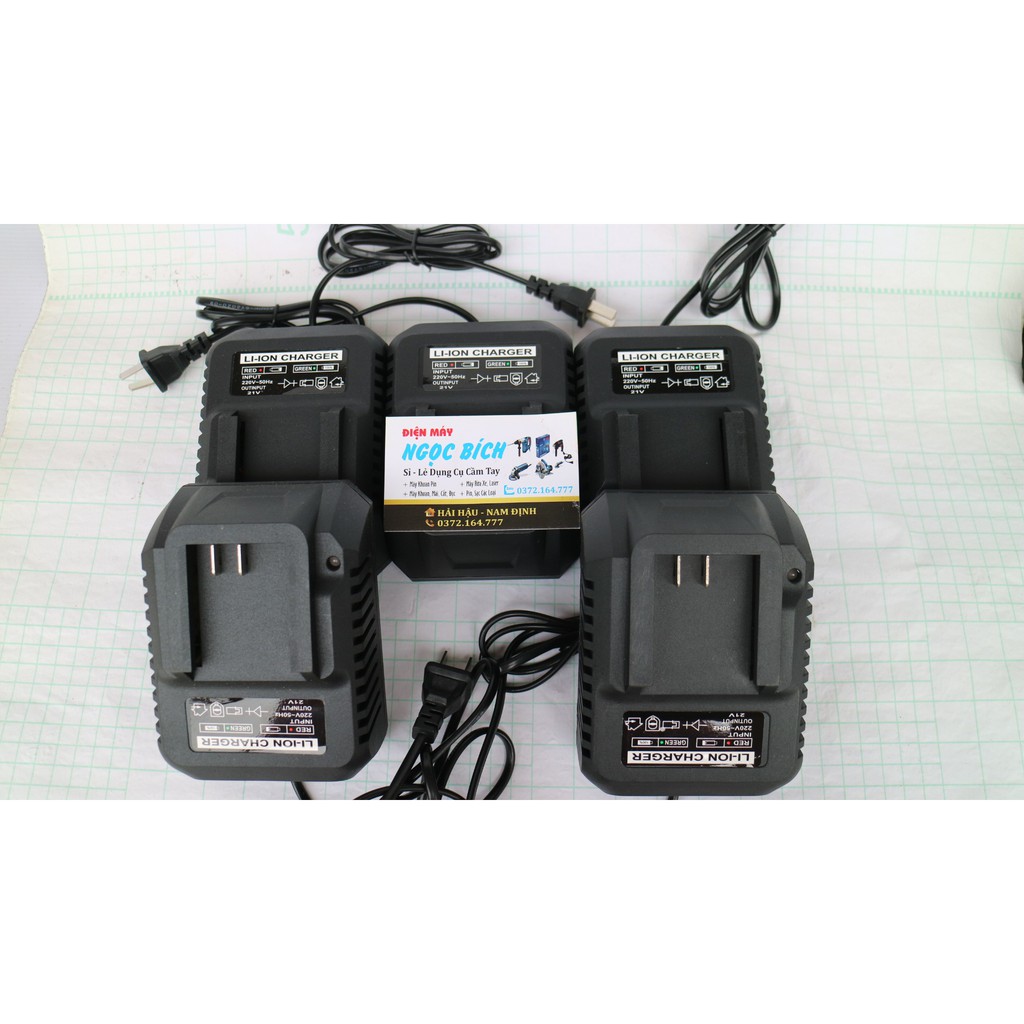 Sạc Máy Siết Bulong Sử Dụng Pin Cùng Chân Hãng BOSS,TRUM,HITACHI