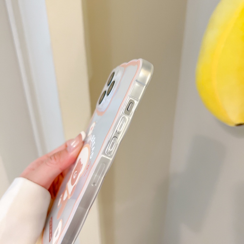 Ốp Điện Thoại tpu Silicon Hình Thỏ Hoạt Hình Cho iphone13Pro 11 12 xs xr 6 78 14