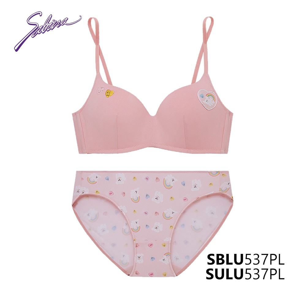 Combo Áo Lót Không Gọng Và Quần Pretty Perfect Collection By Sabina SBLU537PL+SULU537PL