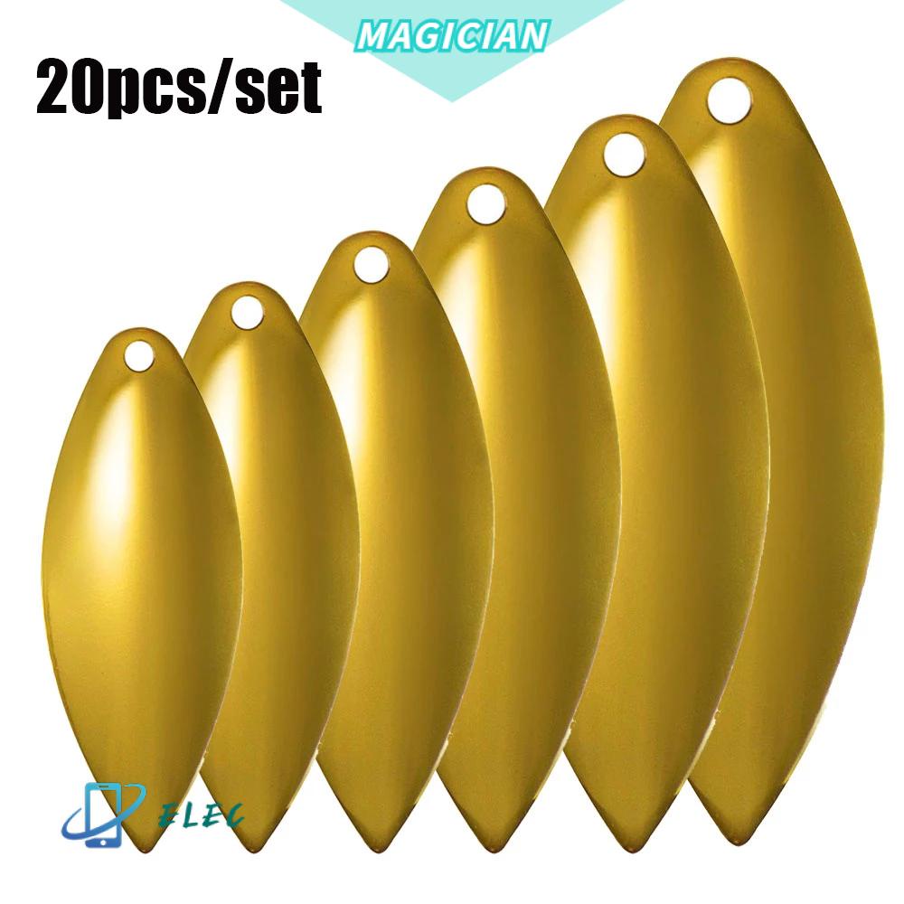 Bộ 20 Mồi Câu Cá Kim Loại Dạng Xoay Nhiều Màu Sắc Lấp Lánh