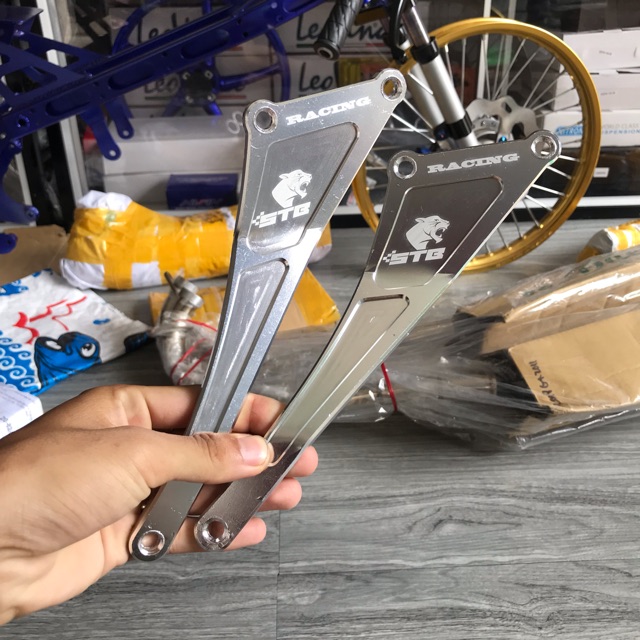 Pass nhôm cnc giử pô  độ gắn mọi dòng xe