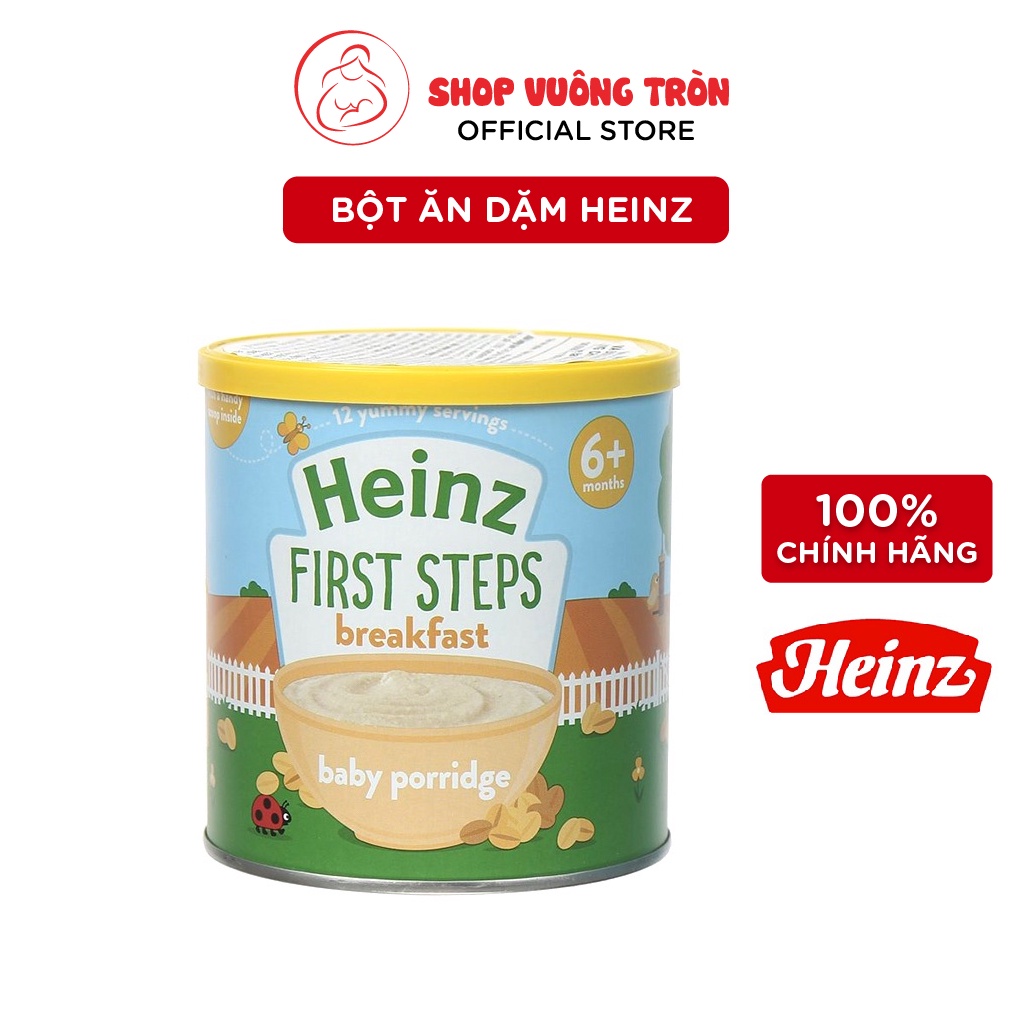 Bột Ăn Dặm HEINZ Cung Cấp Dinh Dưỡng Và Vitamin Thiết Yếu Đủ Vị Cho Bé Phát Triển Khoẻ Mạnh 240g