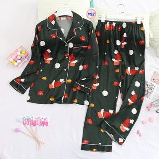 Pijama Lụa Cao Cấp Dài Tay Y2 * 🎁 ཾ