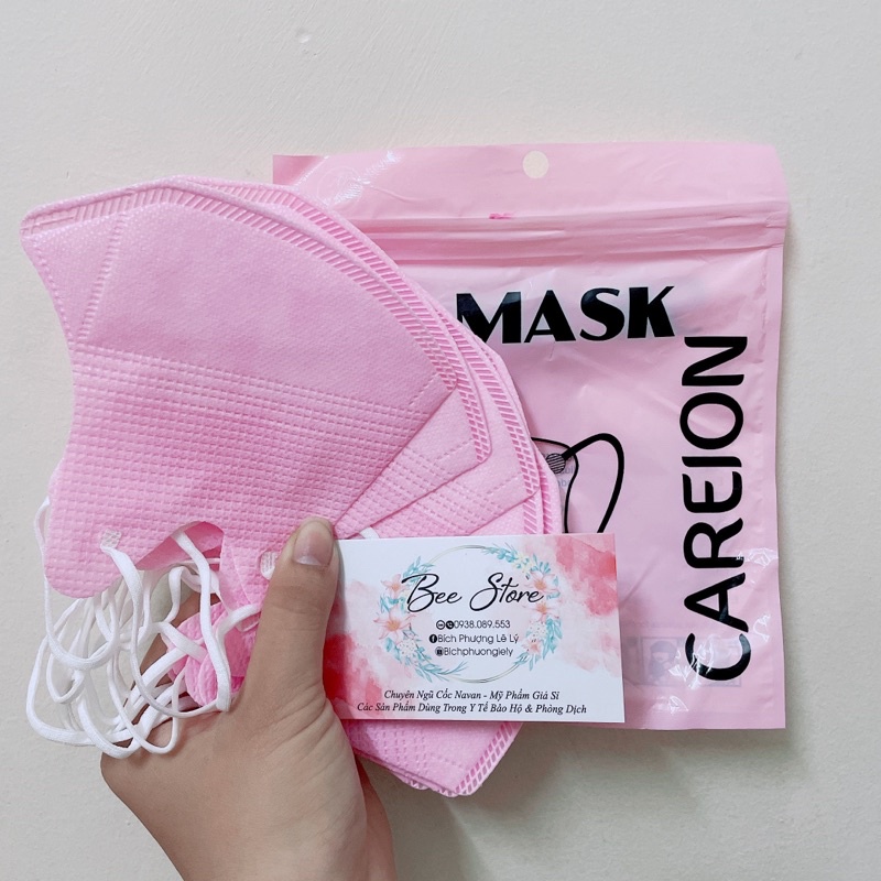 Túi 10cái Khẩu Trang 5D 𝐂𝐀𝐑𝐄𝐈𝐎𝐍 𝐌𝐀𝐒𝐊  cao cấp đủ màu MIX LẺ