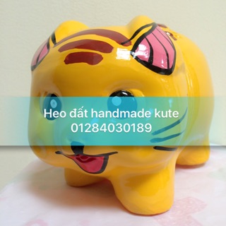 Heo đât handmade Mèo vàng size M
